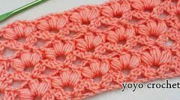 I'LL SHOW YOU THIS BEAUTIFUL NEW STITCH TO A SUPERFACIL CROCHET