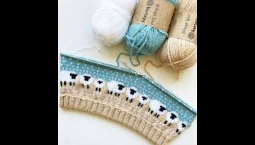 How to knit sheep stitch free pattern