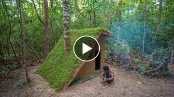 How to Build the Most Beautiful Grass Roof Luxury Villa by Ancient Skill