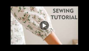 Sewing Tips And Tricks | Beautiful Sleeve Sewing Tutorial | Thuy Sewing
