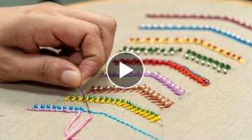 10 Unique Stitches with Beads: Hand Embroidery Ideas