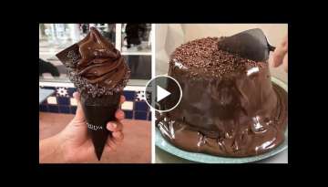 ICE CREAM | So Yummy Chocolate Ice Cream | Nutella Chocolate Cakes Are Very Creative And Tasty #3