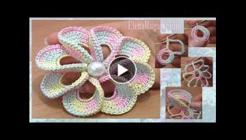 Gorgeous Crochet FLOWER 3D