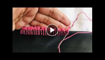 DIY Project - Randa Embroidery - Edging Stitch - Making Lace With Needle - Needle Lace