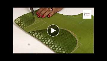 New Model blouse design cutting and stitching | Saree Blouse designs | Neck design for blouse