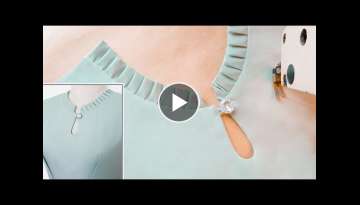 Women's Collar Sewing Technique | Sewing Tips And Tricks | Thuy Sewing