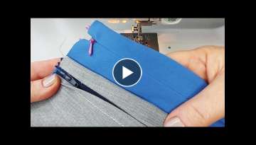 ✅????2 great zipper sewing tips/techniques for beginners