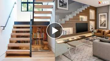 Under Staircase Shelves Design | Under Staircase Storage Ideas | Staircase Shelf | Stairs Drawers