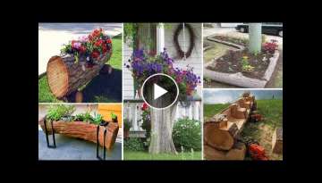 37 wood garden decoration ideas for your garden | garden ideas