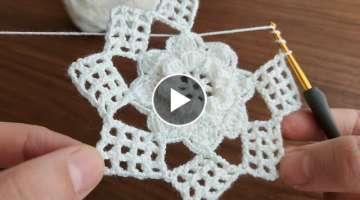Super Easy Crochet Knitting Motif Şahane Çok Güzel Tığ İşi Motif Yapılışı
