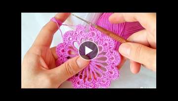 super Easy Knitting Crochet motif model