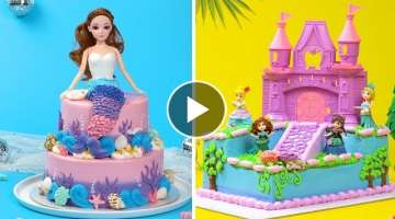 10+ Amazing Mermaid Birthday Cake Ideas | Most Beautiful Homemade Cake Decorating Tutorials