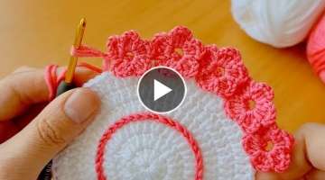 Super Easy Knitting Crochet flomer motif modeli