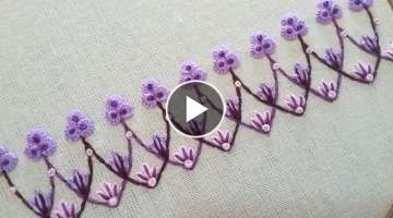 Border design, easy and beautiful, hand embroidery