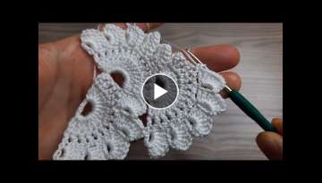 FANTASTIC SUPER EASY BEAUTIFUL Flower Crochet Motif knitting Online Tutorial for beginners Tığ ...