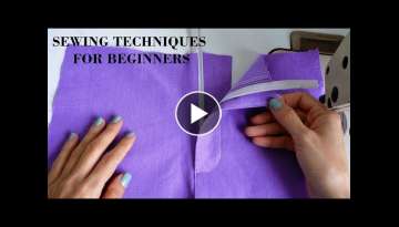 How To Sew Fly Front Zipper/ Invisible Zipper | Sewing Techniques For Beginners | Thuy Sewing