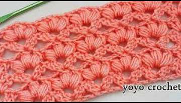I'LL SHOW YOU THIS BEAUTIFUL NEW STITCH TO A SUPERFACIL CROCHET