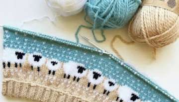 How to knit sheep stitch free pattern