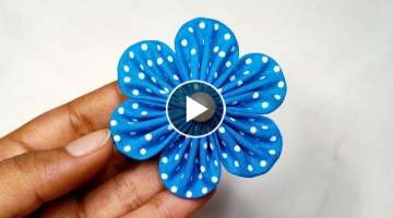 DIY: Easy Tricks Fabric Flowers | Kapde Ke Phool Banana, Cloth Flower Making | Blouse Latkan Desi...