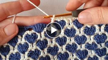 Şahane bir yelek battaniye örgü modeli crochet knitting