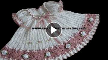 Crochet Patterns| for |crochet baby dress| 25