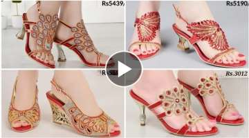 SANDALS DESIGN OF PARTY WEAR WITH PRICES FOR LADIES FOOTWEAR COLLECTION