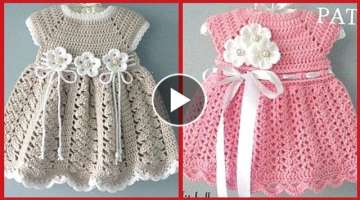 Hand Knitted Dresses And Baby Crochet Frocks Patterns
