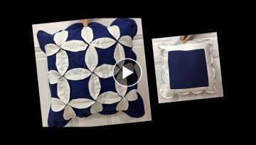 How to sew products from fabric scraps - Part 4 (continue) / sewing decorative pillows