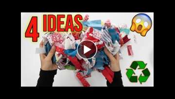 SUPER RECYCLING IDEAS WITH SEWING WASTES / 4 Super Idea / How To Reuse Waste Fabrics / Recycle DI...