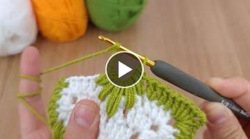Super Beautiful Crochet Knitting Model❤️Çok Güzel Çoğu yerde kullanabileceğiniz kolay t�...