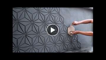 Ideas And Skills To Build Amazing 3D Murals From Cement Easily With Creative DIY Tools At Home