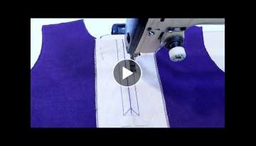 Sewing Technique for Beginners, How to Make Perfect Placket. an easiest way. Like DIY
