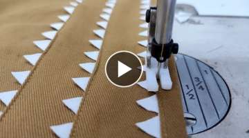 Amazing Sewing Tips & Tricks For Beginners || Diy Sewing Lace Attaching Tutorial