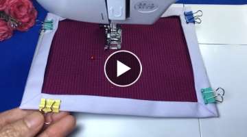 ♥️ 3 Sewing Tips and Tricks | You Shouldn't Miss Sewing Tips Technique | DIY 85