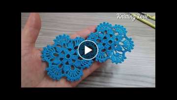 Wonderful Very Beautiful Crochet Pattern Motif knitting Online Tutorial for beginners Tığ işi ...