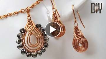 Pipa Knot | Earrings | Pendant | Chinese Macrame knot | How to make | Wire Jewelry | DIY 580