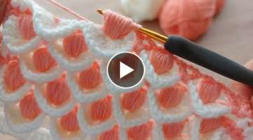 Super Easy Crochet Knitting Model Tığ İşi Çok Güzel Harika Örgü Battaniye Çanta Yelek ...