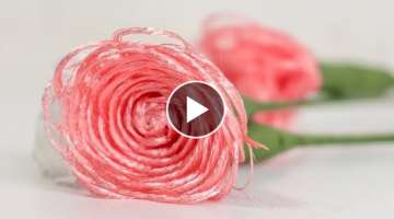 DIY Easy Fabric Roses: Making Flowers for Gift, Weddings or Home Decor