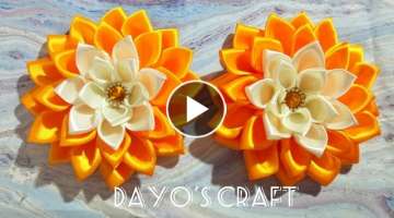 Easy Fabric flower - Satin Dhalia