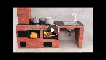 How to make a multi functional wood stove for a beautiful kitchen