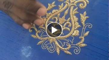Learn Hand Embroidery Pattern #001 - Full Process