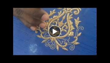 Learn Hand Embroidery Pattern #001 - Full Process