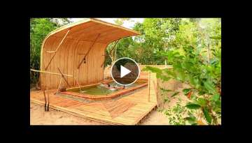 How To Build Most Park Temple Craft-Bamboo Swimming Pools