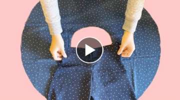 You don't have to be a tailor! Sewing clothes this way is quick and easy