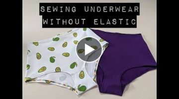 Stashbusting cotton lycra jersey projects | Sewing underwear without using elastic