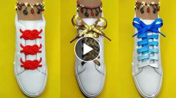 20 Creative Ways to fasten Shoelaces - Cool ideas how to tie shoe laces #5