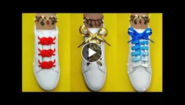 20 Creative Ways to fasten Shoelaces - Cool ideas how to tie shoe laces #5