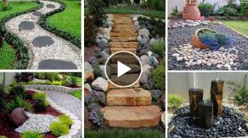 50 Creative Stone Garden Landscaping Ideas On a Budget | diy garden