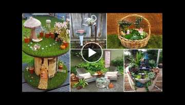 48+ The Ideas Of DIY Back Garden Decoration Becomes A Great Fairy Garden | garden ideas