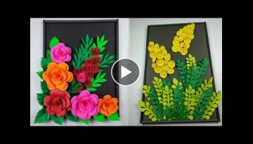 2 Very Beautiful Wall decor craft / Easy and Quick Paper Wall Hanging Ideas / Room Decor DIY